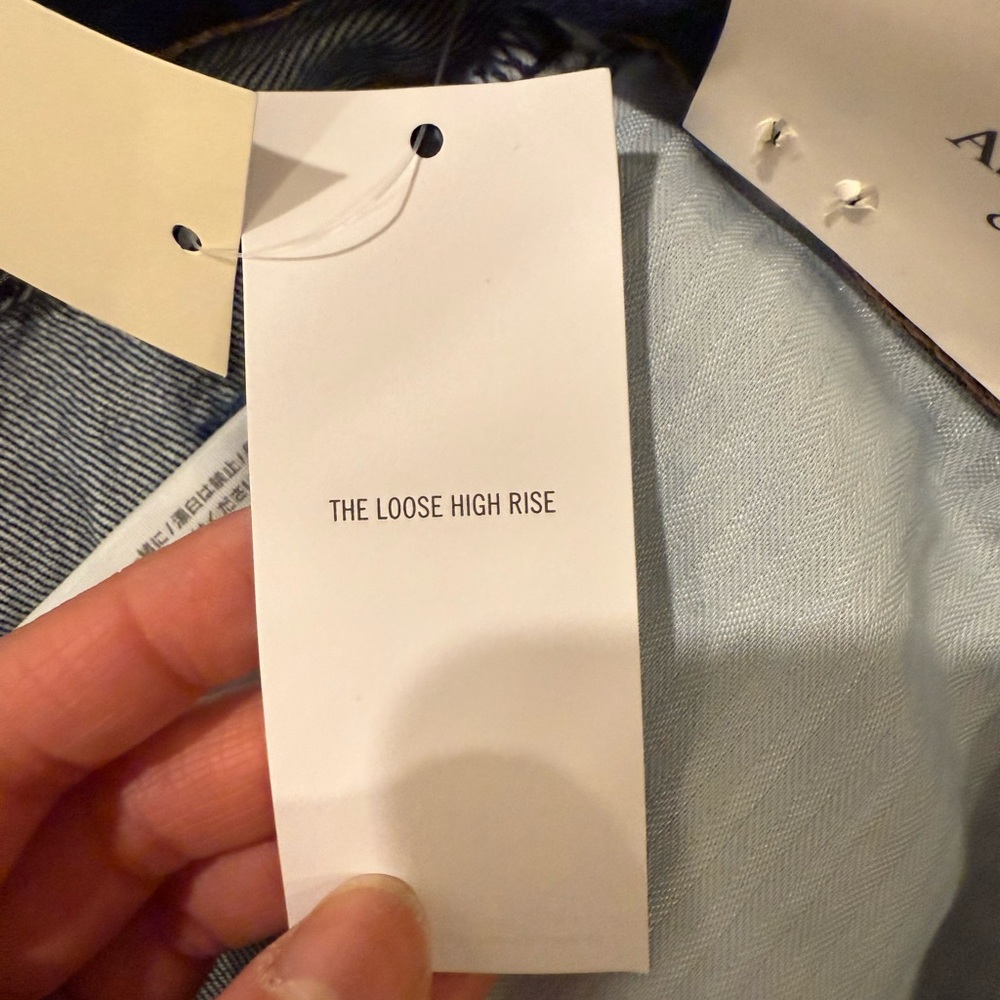 NWT Abercrombie & Fitch High Rise Loose Jeans 27 R - Picture 10 of 13